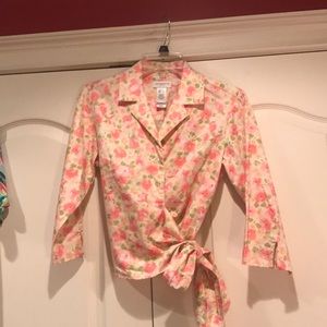 Liz Claiborne Petite wrap blouse